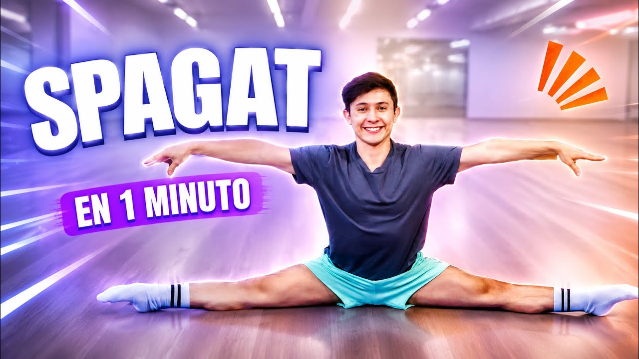 COMO ABRIRSE DE PIERNAS en 1 minuto 😱 SPAGAT