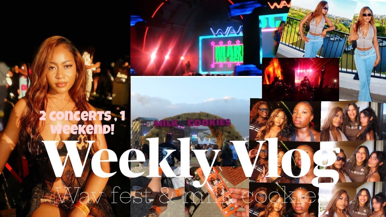 WEEKLY VLOG: 2 concerts , 1 weekend! Mariah the scientist & Gunna Wunna 