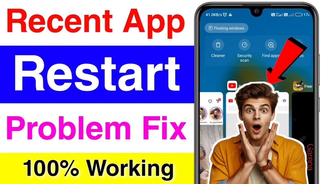 recent app restart problem ! recent me app restart ho jata hai ! recent app restart problem fix