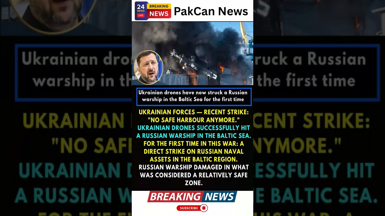 Ukrainian Drone Capabilities Draw Attention After Reported Naval Attack | PakCan News