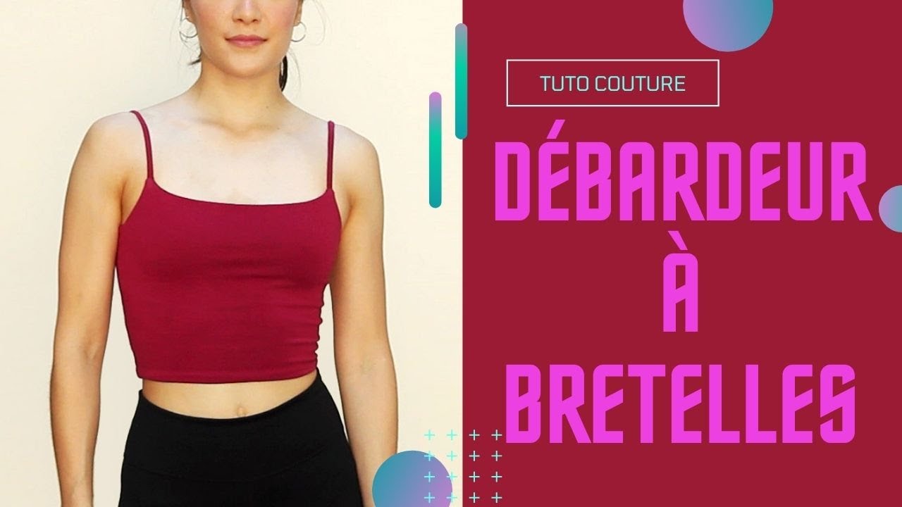 Coudre un débardeur moulant à bretelles | Tuto couture jersey avec patron