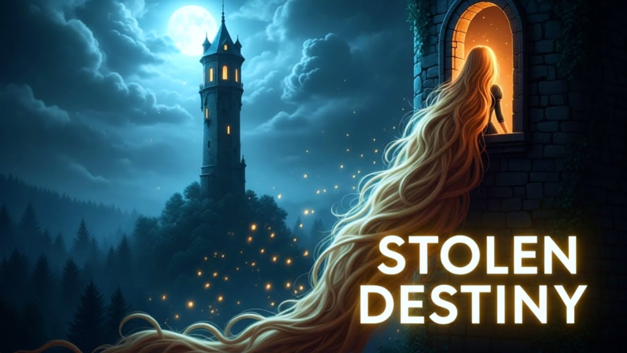 A Princess Locked in a Tower Escapes Using Her Magic Hair | Fairy Tale Story