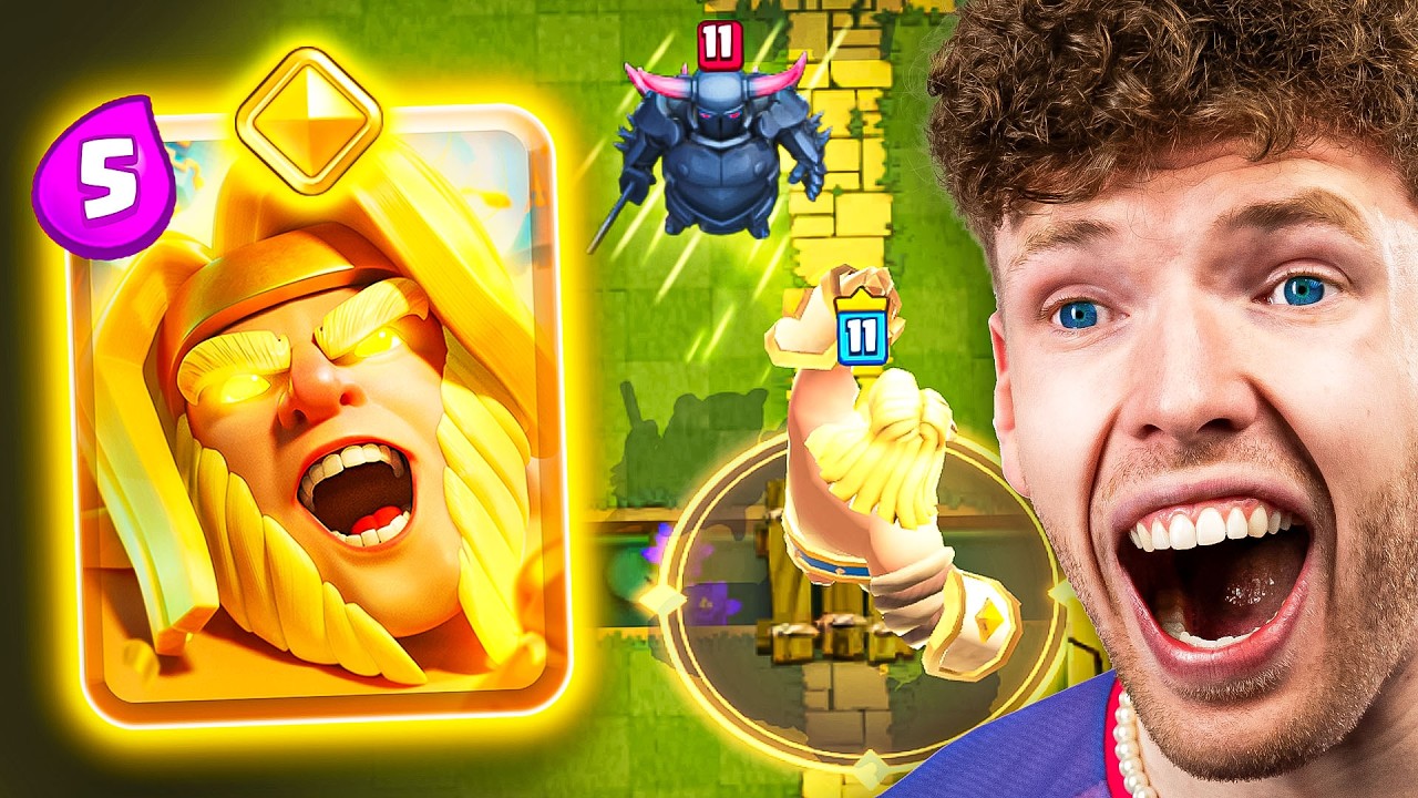 😱😨ICH SPIELE den HELDEN-RIESEN... (Er kontert Megaritter!) | Clash Royale Deutsch