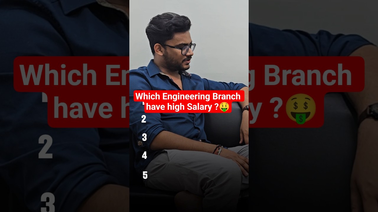 Which Engineering Branch will have high Salary in future? 🤑#engineering #jee #college #education