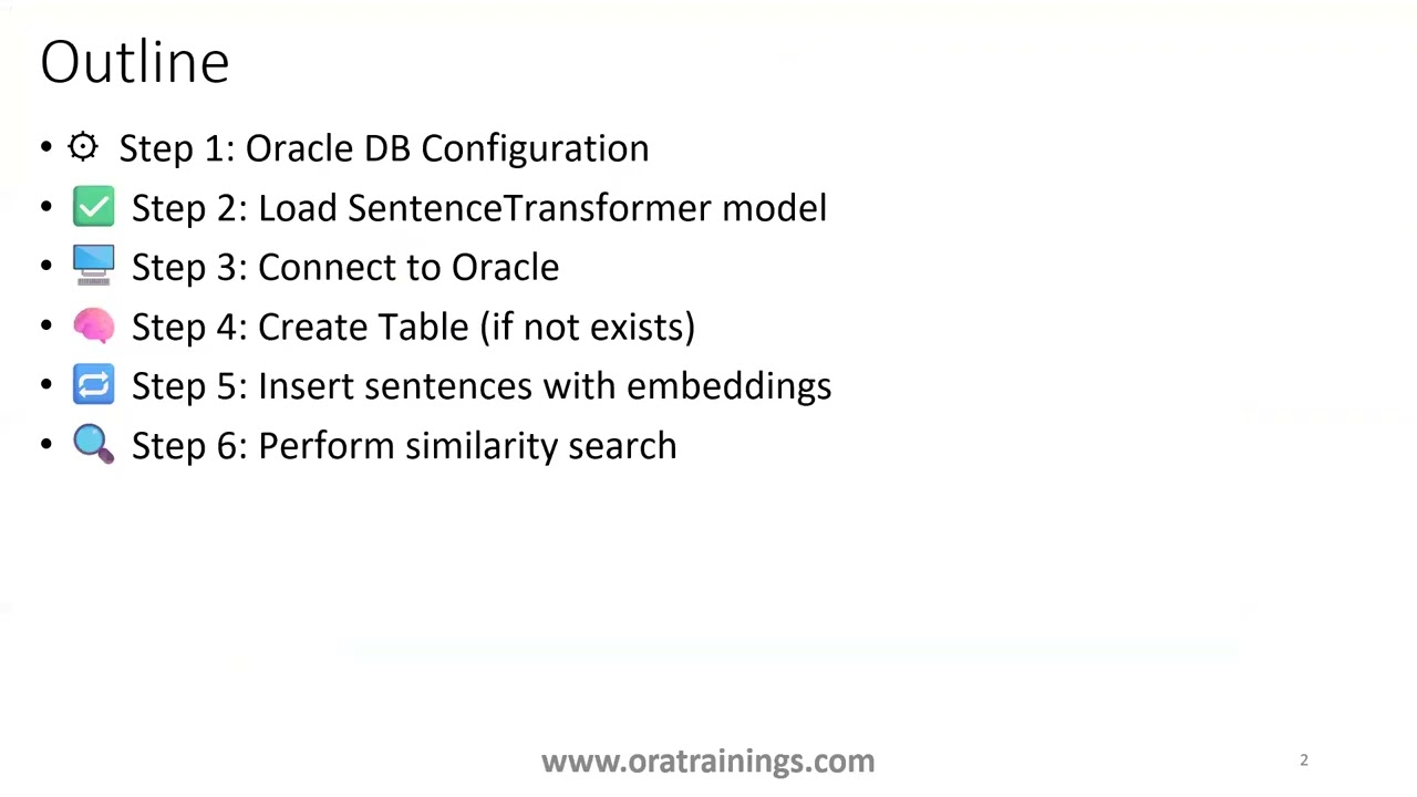 Python – Embedding- Using -Oracle Vector Search 23AI