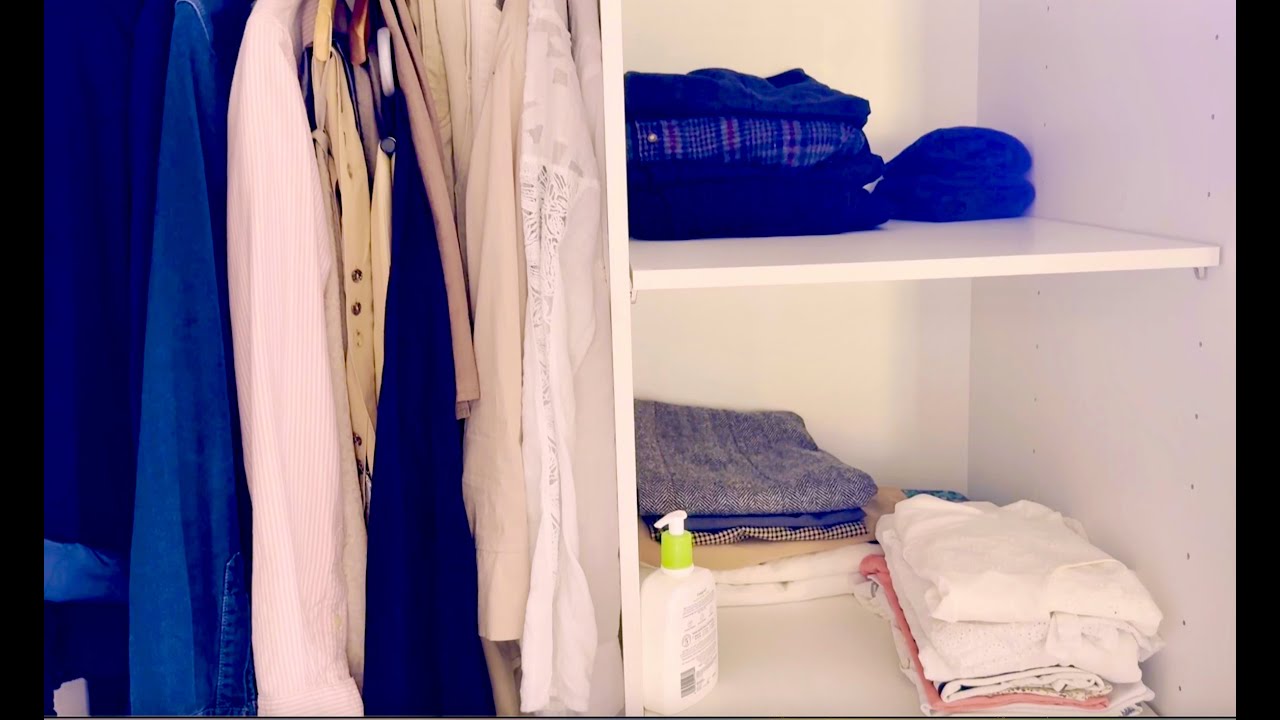 #76 ✅ Checking the Wardrobe | A Look Inside My Minimal Closet @MinimalWhole