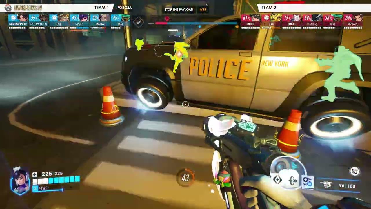 Did everything, but its still losing by 나날이 — Overwatch Replay 9X1Z3A