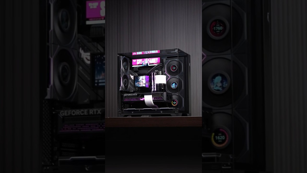 4K FUTURE READY GAMING PC BUILD🚀🤴 | RYZEN 7 9800X3D + RTX 5070 Ti 🔥 #pcbuild #shorts AMSR #gamingpc