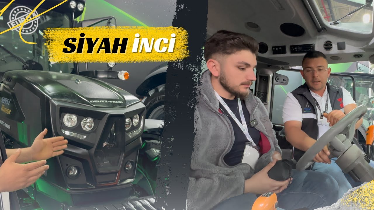 Siyah Deutz Fahr 5095E: Fuarda İlgi Odağı! | Zeki Cesur İle İnceledik | Namı Diğer Black Mamba