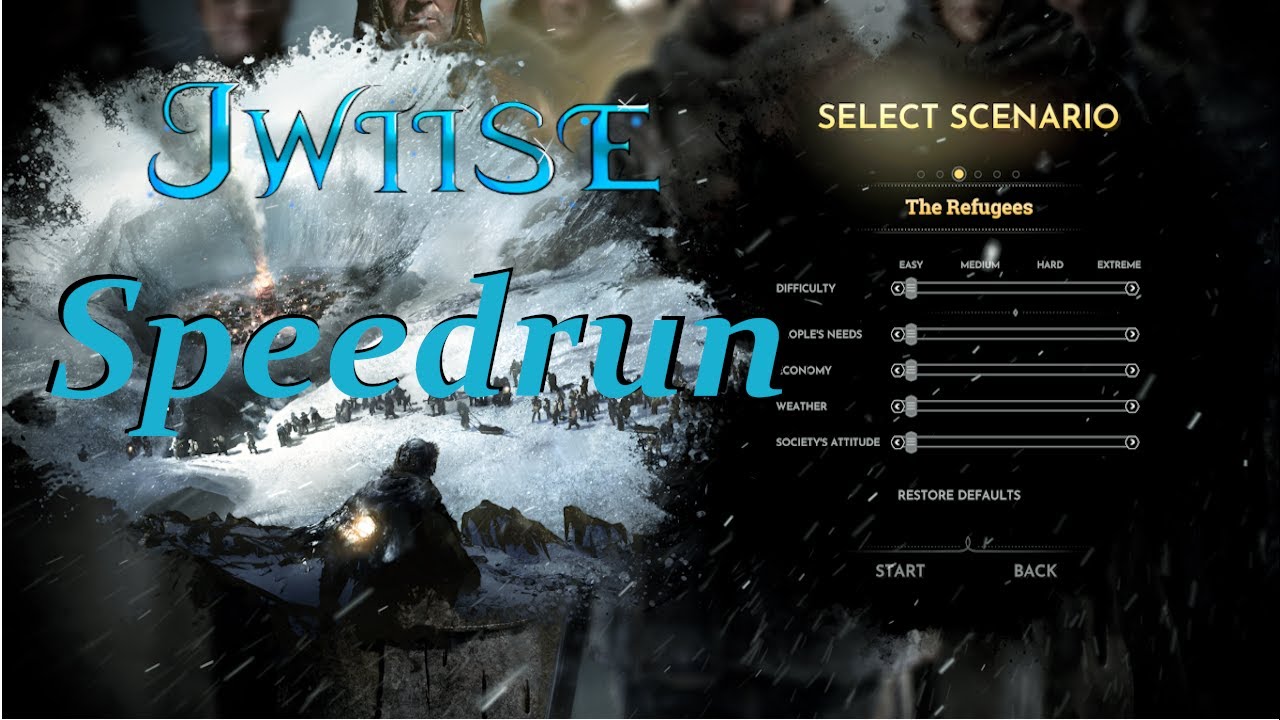 Frostpunk Speedrun - The Refugees, zero deaths in 21 min 21 sec