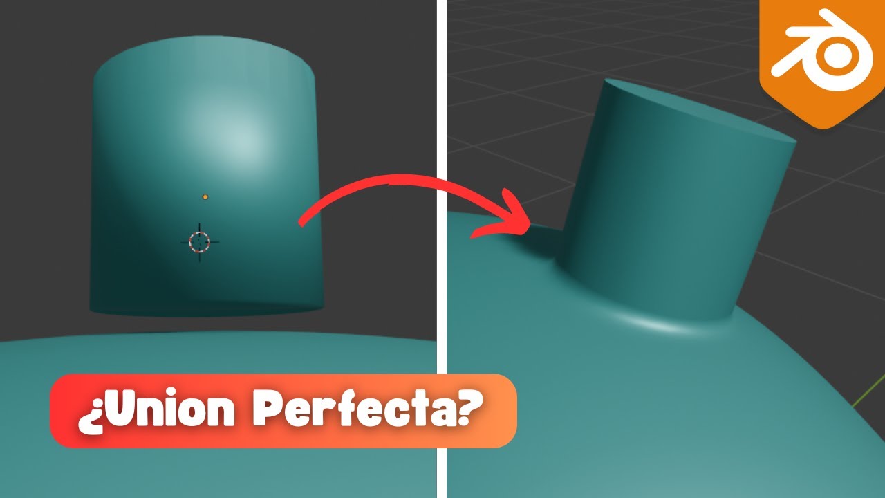 Como los profesionales fusionan objetos en Blender  | Modificador de Envolver | Tutorial Fácil