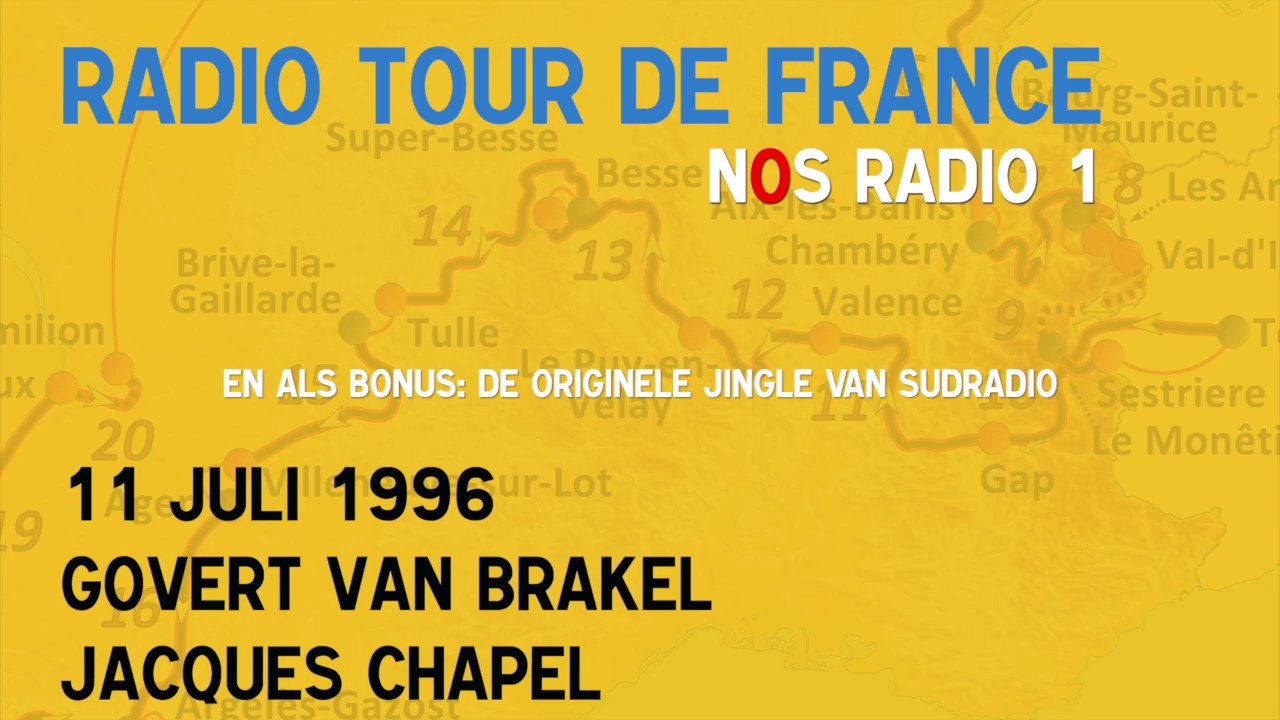 Radio Tour de France 11 juli 1996 met Govert van Brakel en Jacques Chapel NOS Radio 1