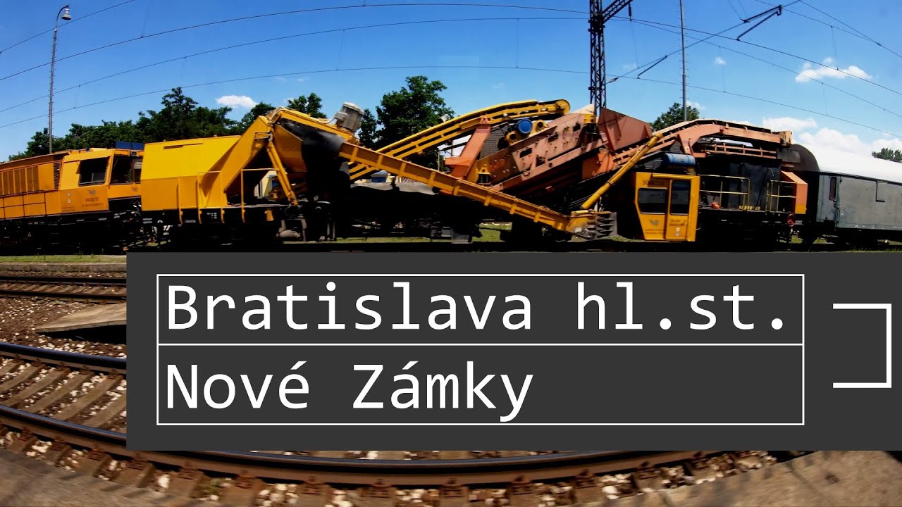 Jízda vlakem EC275 Metropolitan, Bratislava hl.st. - Nové Zámky | #213