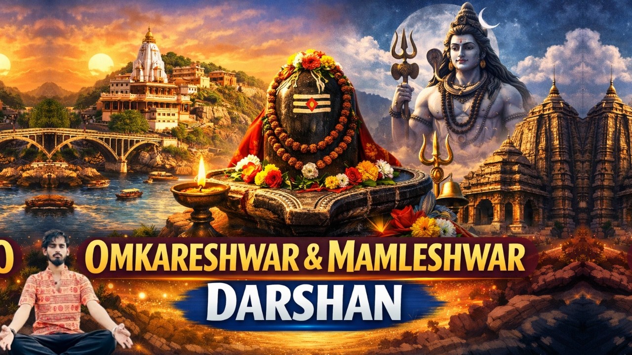 Omkareshwar Jyotirlinga Darshan 🔱 | Ujjain Temple Vlog 3rd Part | Har Har Mahadev