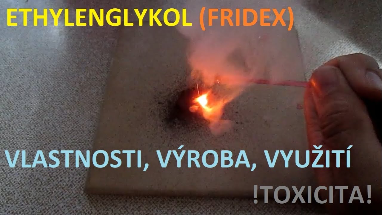 Etylenglykol - etan-1,2 diol - Fridex - vlastnosti, v&yacute;roba, využit&iacute; a toxicita