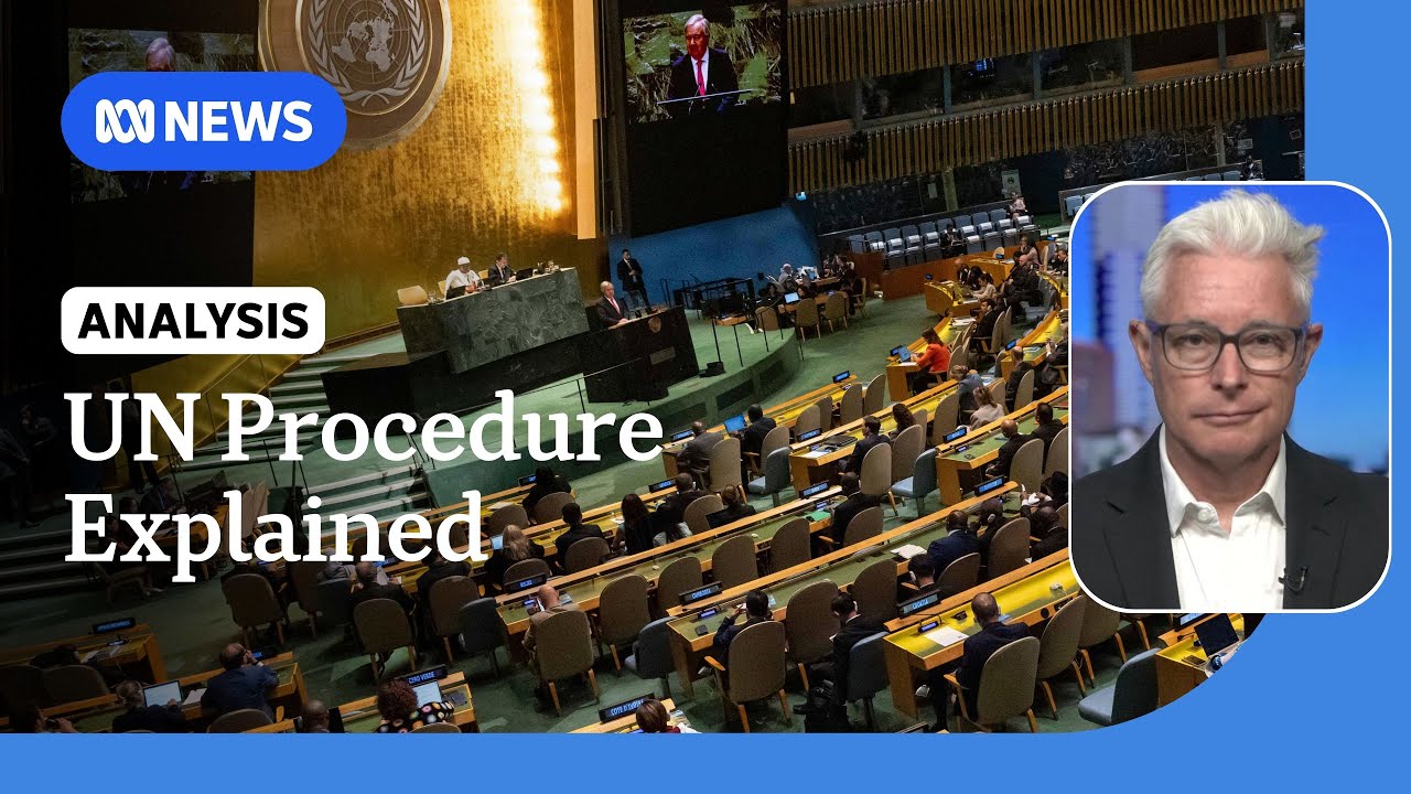 Palestinian Statehood: UN recognition process explained | ABC NEWS