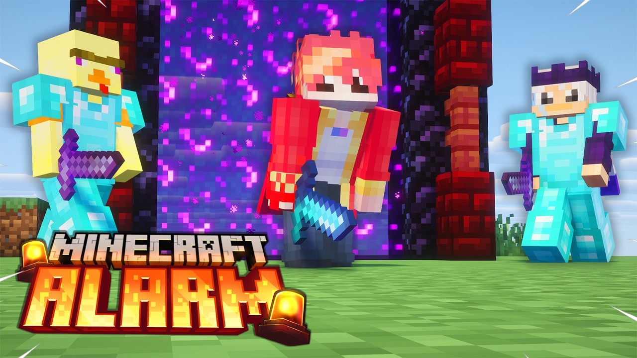Sie JAGEND MICH bis zum ENDE... (MINECRAFT ALARM)