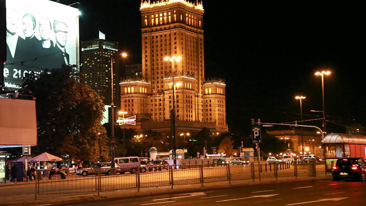 Warszawa wieczor - Warsaw at night - 2010