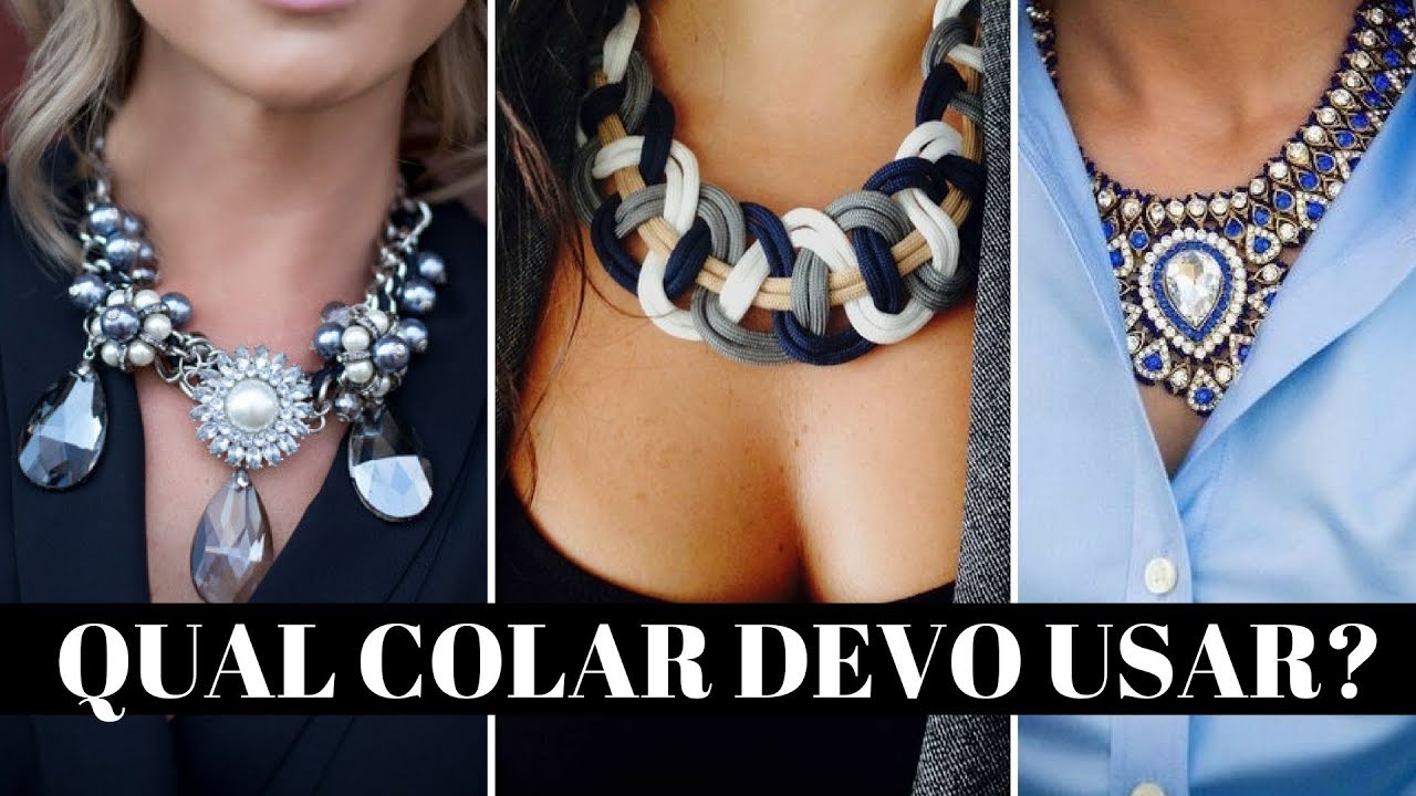 COLAR PARA CADA TIPO DE DECOTE