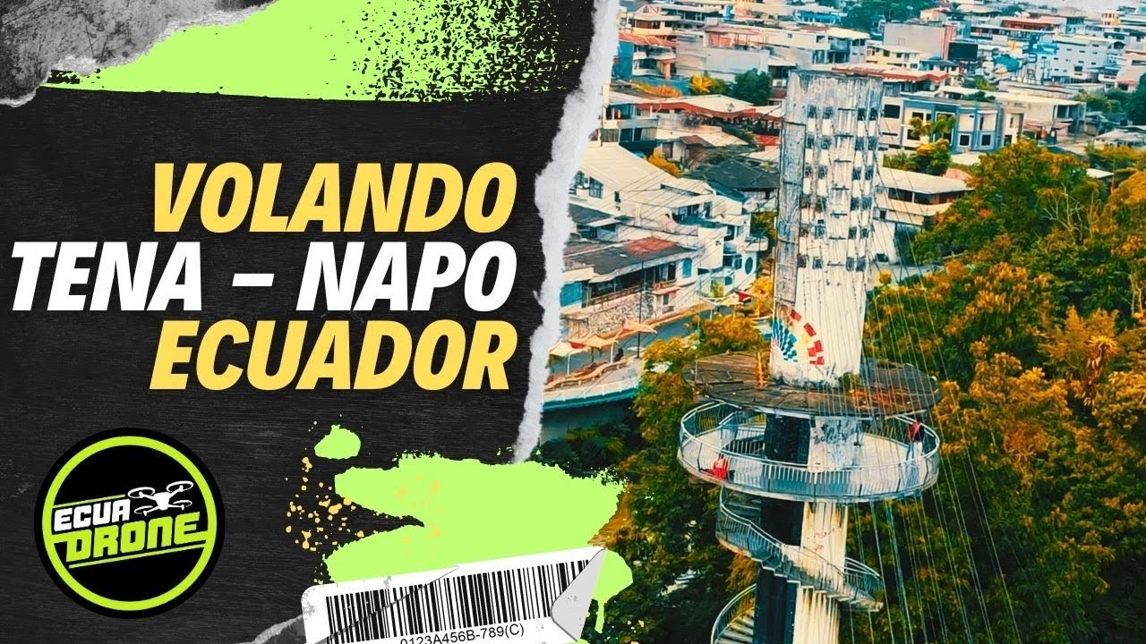 Ciudad TENA - ECUADOR - Volamos esta hermosa ciudad y sus hermosos paisajes. Conóceme!!!