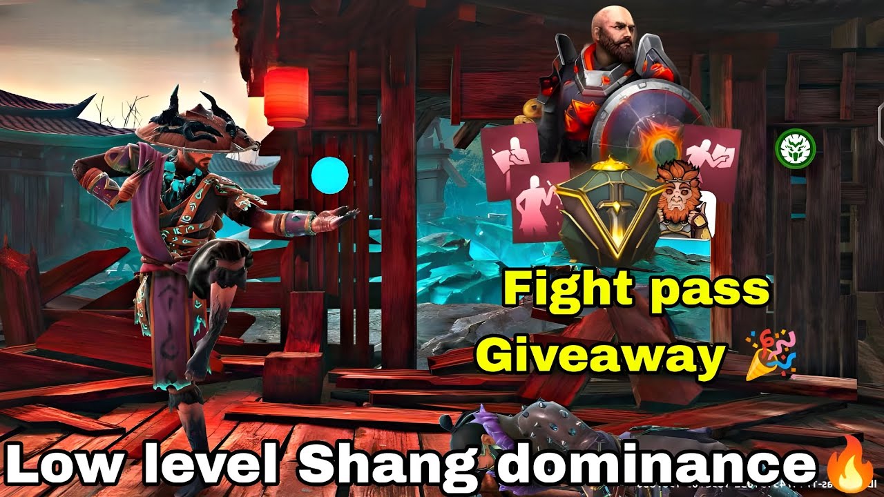 Don't Underestimate Low Level Shang 🤯 | Dojo 11 vs Dojo 13🔥 | Shadow Fight 4 Arena #shadowfight4