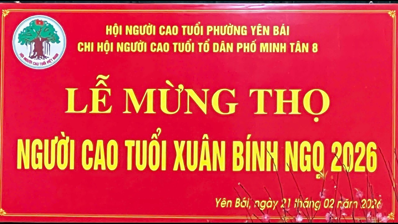 Chi hội người cao tuổi TDP Minh Tân 8 - Phường Yên Bái mừng Xuân Bính Ngọ