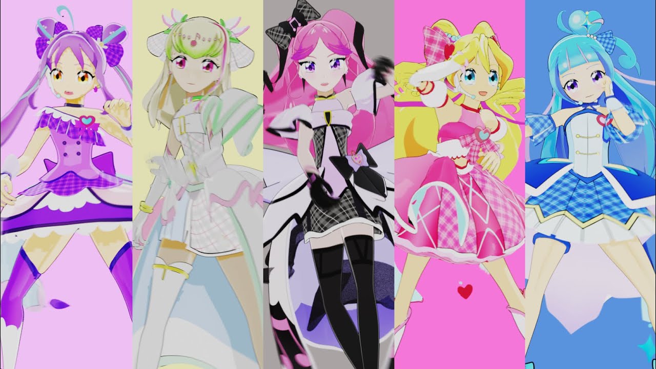 【MMD モデル配布】一騎当千   キミとアイドルプリキュア