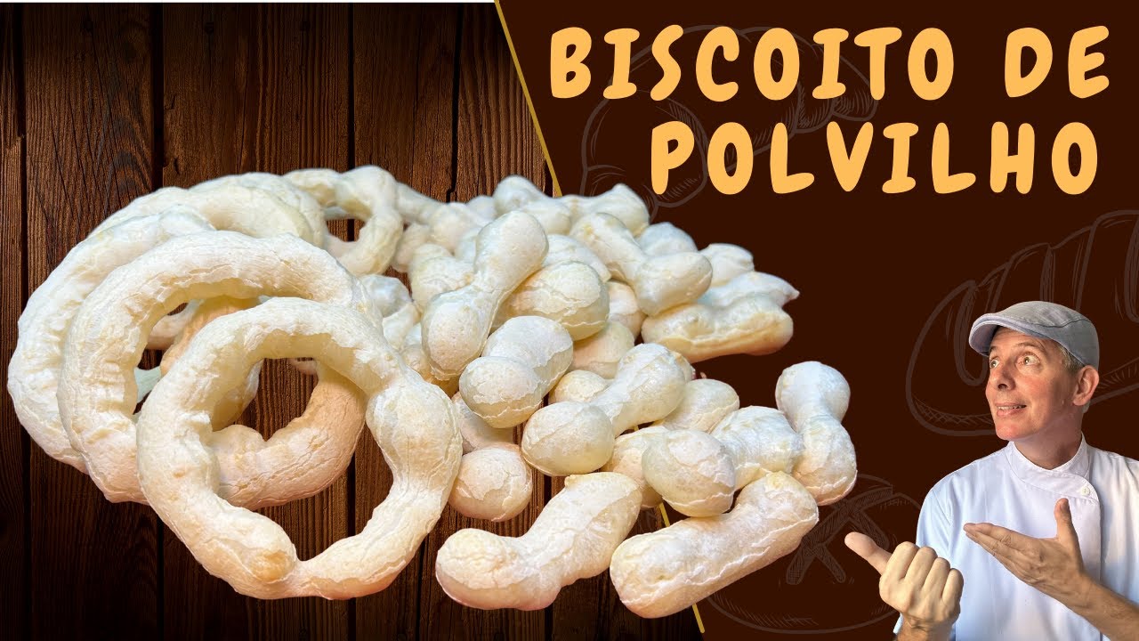 O clássico BISCOITO DE POLVILHO: receita fácil e muito crocante