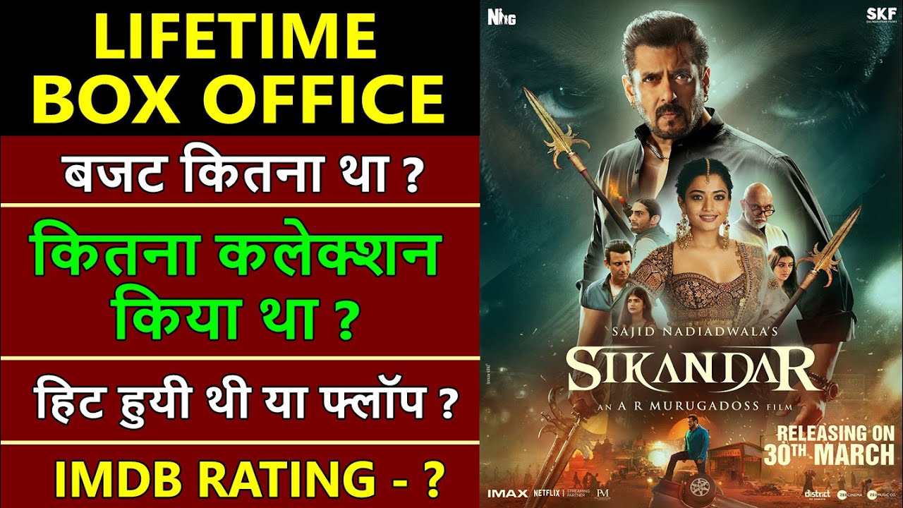 Sikandar Lifetime Worldwide Box Office Collection, sikandar hit or flop, salman khan, rashmika