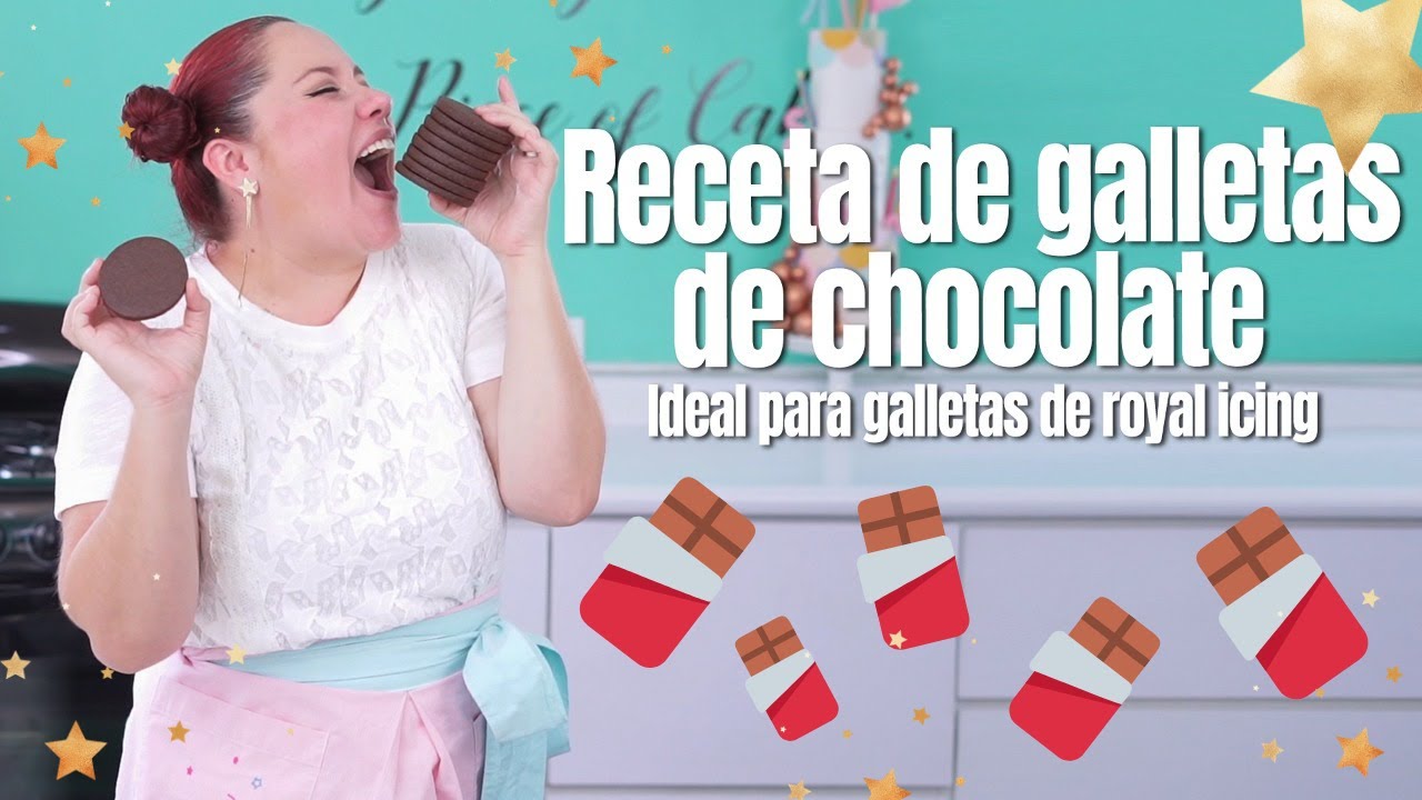 Cómo elaborar galletas de chocolate perfectas (ideal para galletas con royal icing VIDEO COMPLETO)