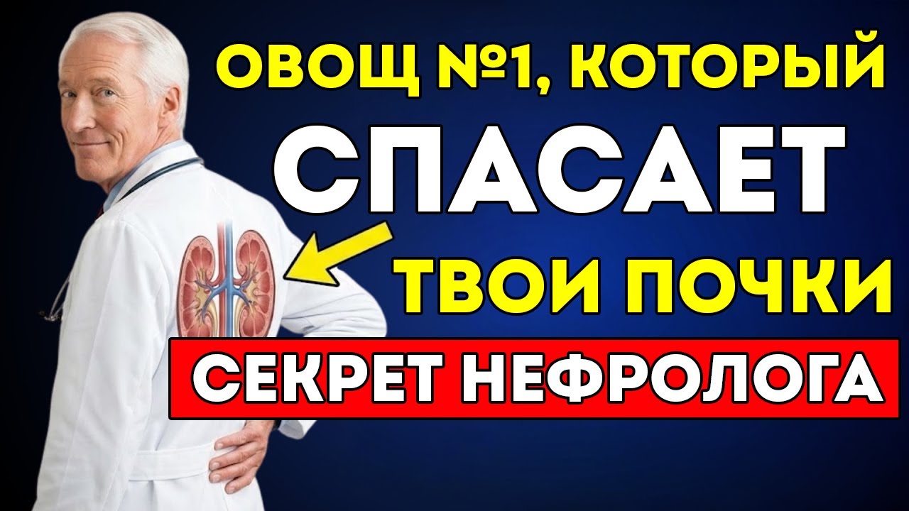 Секрет врача-нефролога ОВОЩ №1, который «ОЧИЩАЕТ» КРЕАТИНИН и СПАСАЕТ твои ПОЧКИ