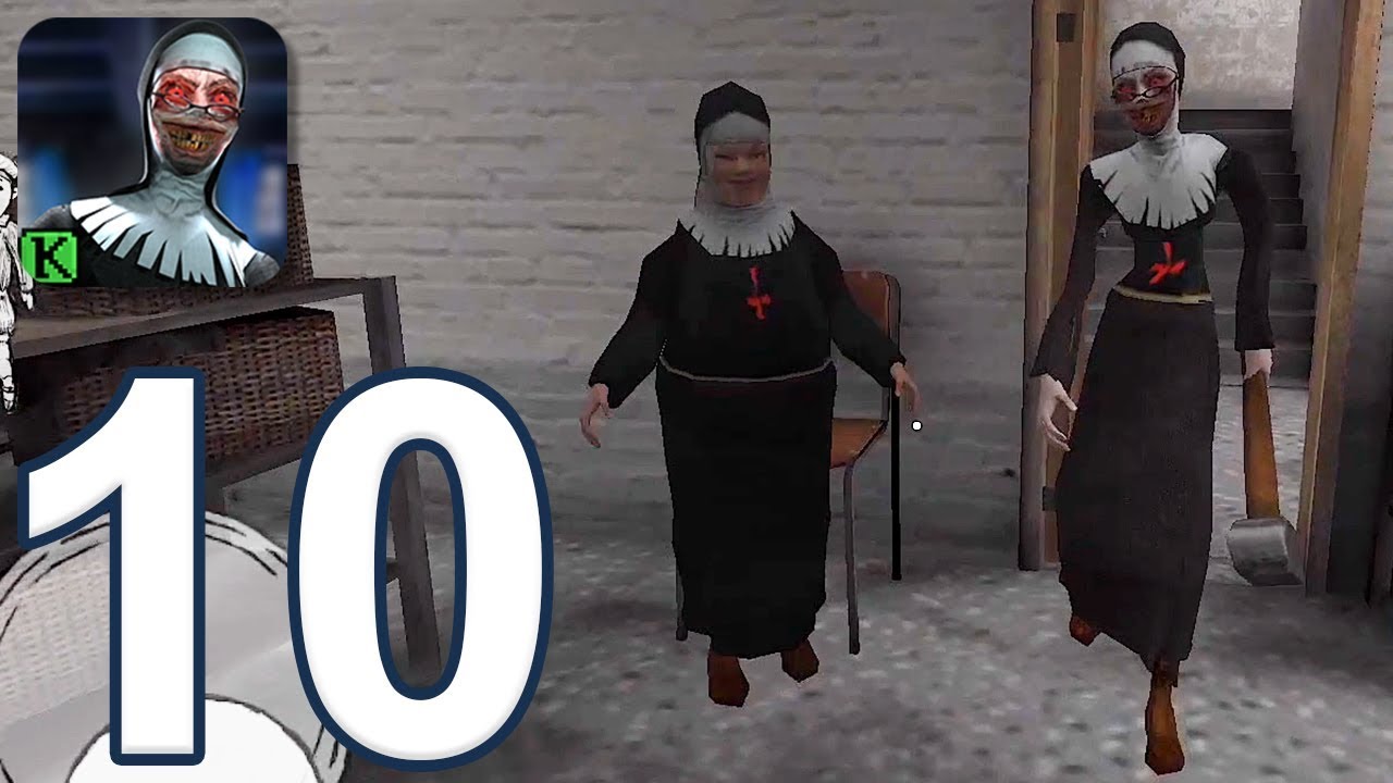 Evil Nun - Gameplay Walkthrough Part 10 - Chapter 6: Mask Completed (iOS, Android)