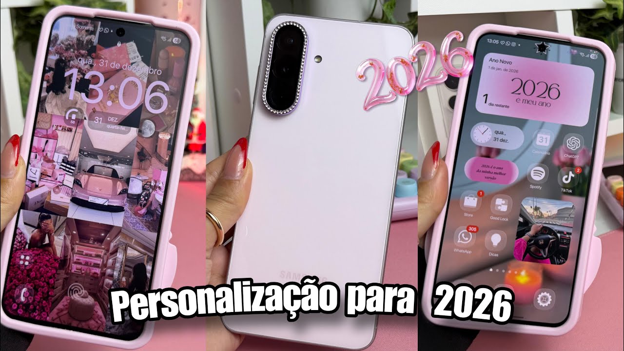 ORGANIZANDO MEU SAMSUNG PARA 2026✨