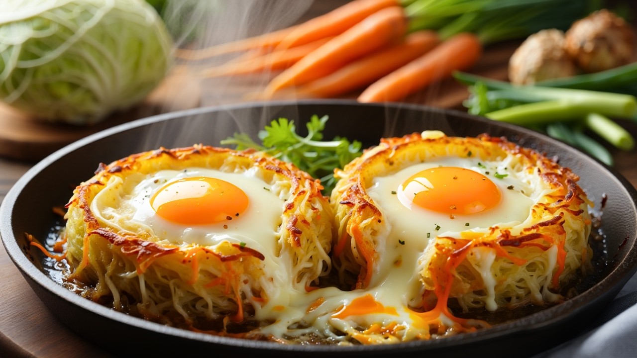 Капуста и яйца! Быстрый и вкусный завтрак для всей семьи