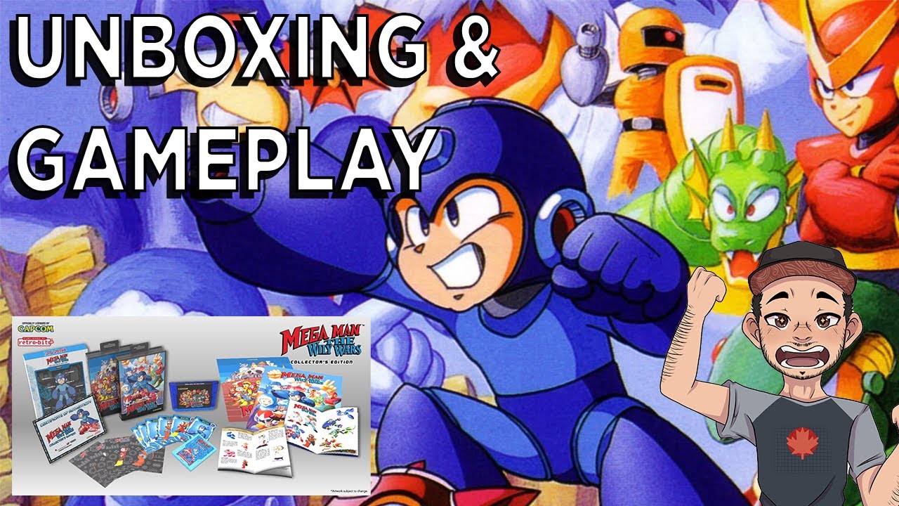 UNBOXING & PLAYING Mega Man The Wily Wars Collectors Edition