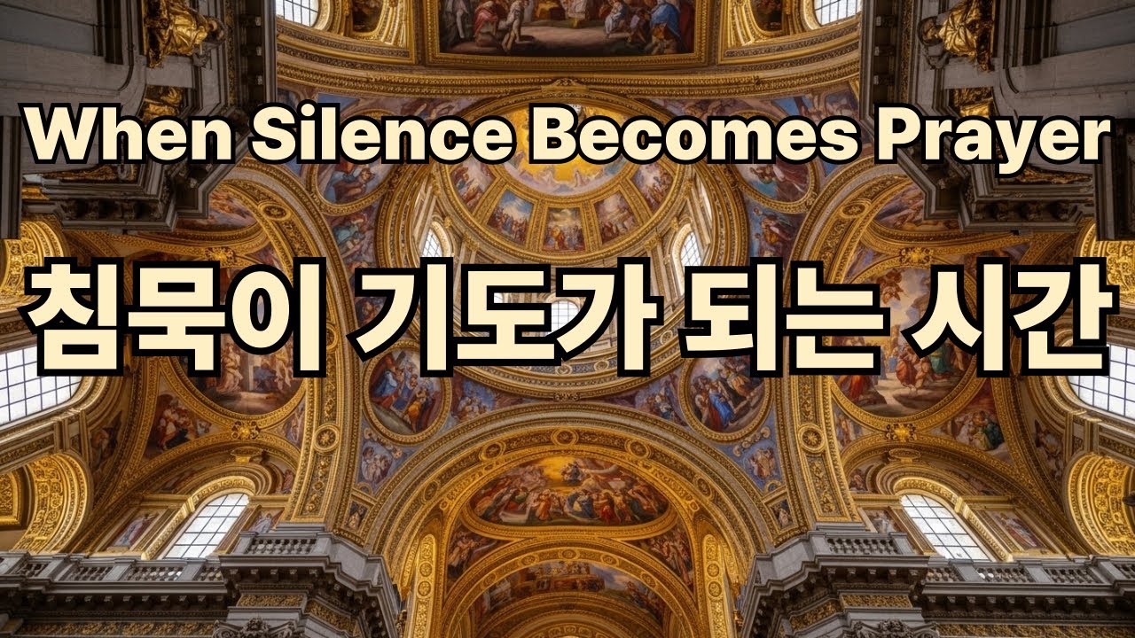 침묵이 기도가 되는 시간 When Silence Becomes Prayer #가톨릭묵상#라틴어성가#숨은그레고리오#432hz #힐링음악#조용한기도
