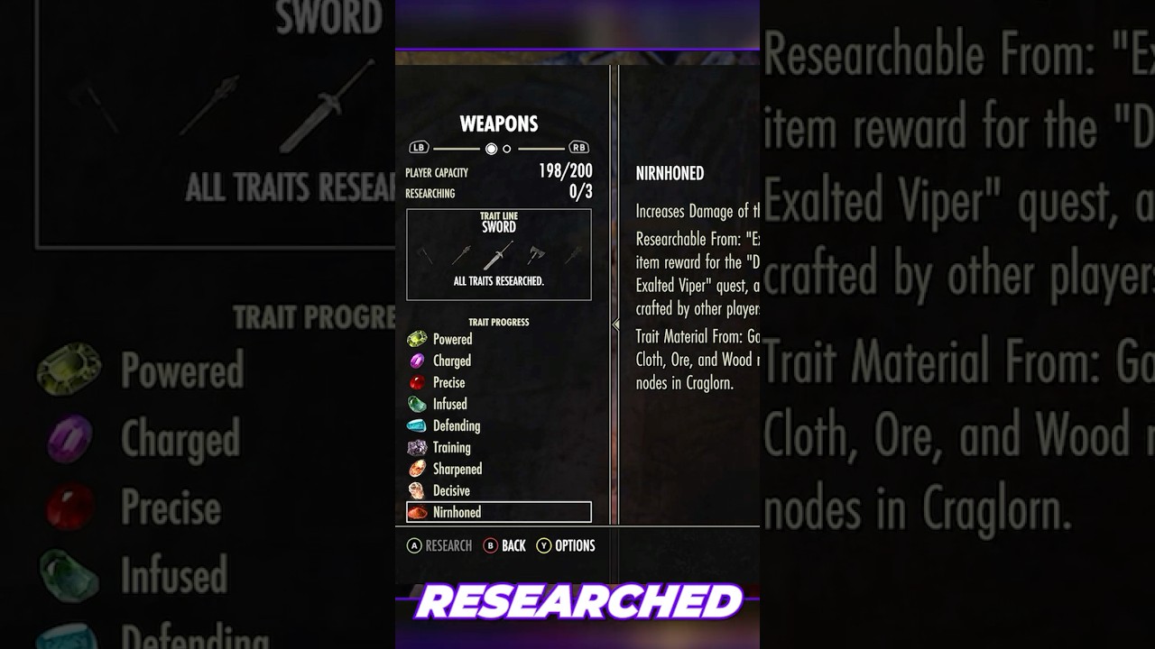 Learn EVERY Trait in The Elder Scrolls Online in 106 Days! 🧠