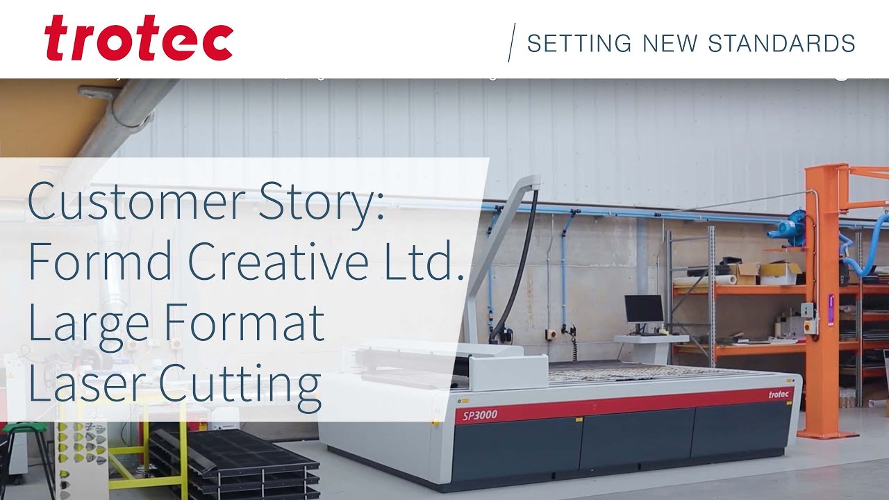 Customer Story: Formd Creative Ltd. | Large Format Laser Cutting | Trotec Laser