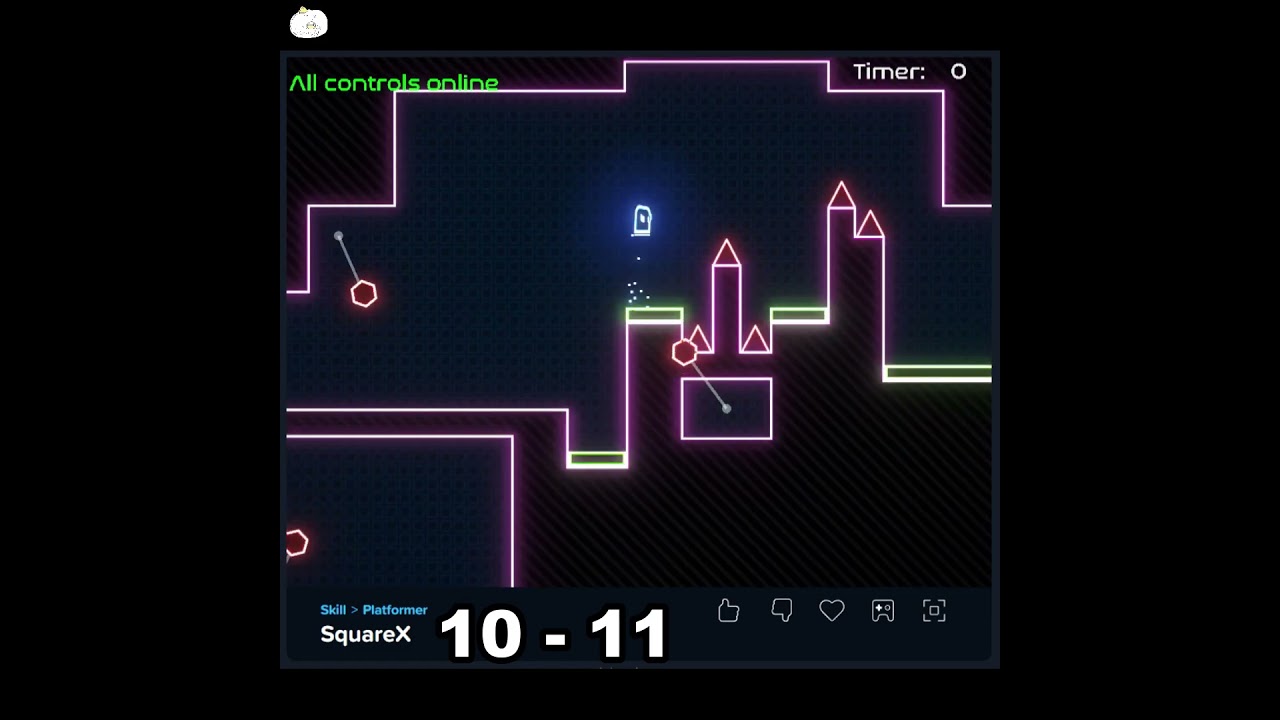SquareX 10 - 11  #games #coolmathgames