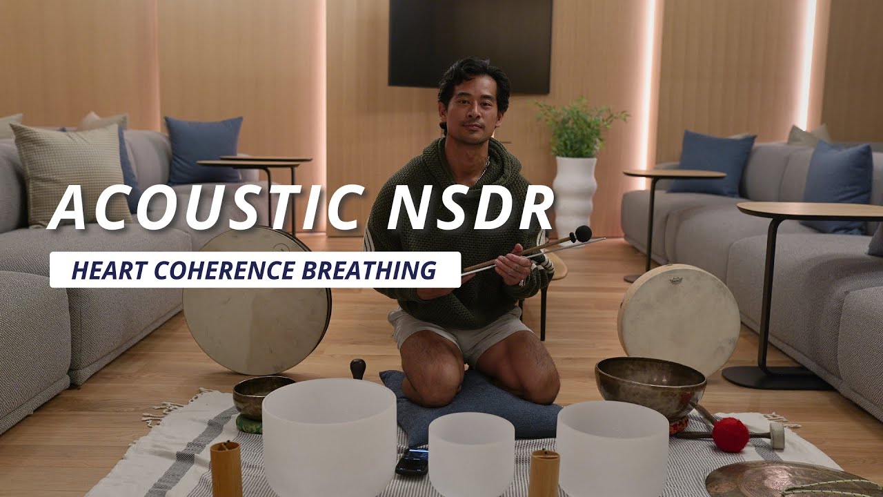 Acoustic NSDR (non-sleep deep rest) for instant relaxation | Heart Coherence Breathing