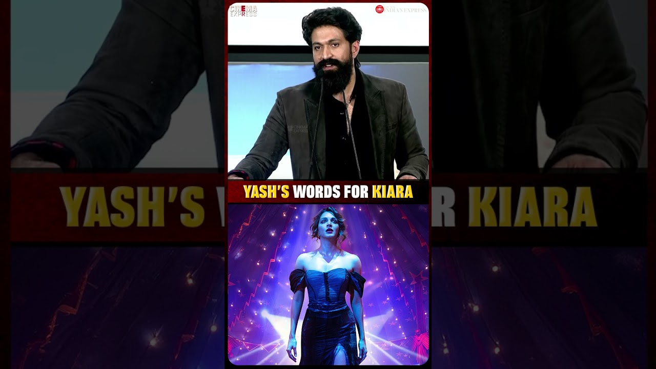 YASH'S WORDS FOR KIARA🔥💖| Toxic Trailer Launch Event | #CinemaExpress