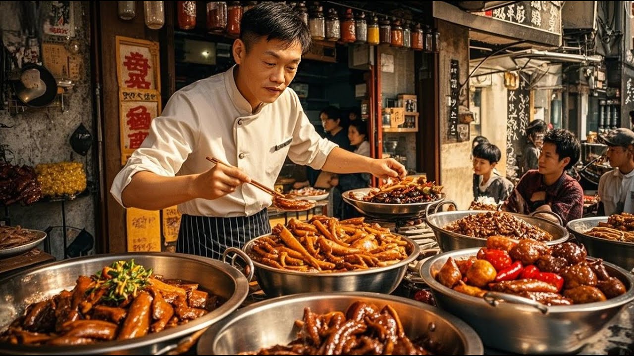 武汉藏在深巷里的拽老板，32年卤菜不定价不过称，价格全凭感觉定，直言爱来不来反正卖光【好食勇哥】