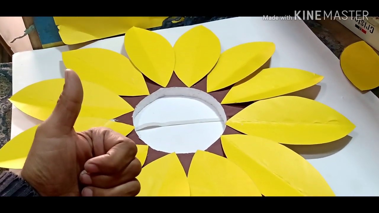 Sunflower mask for school