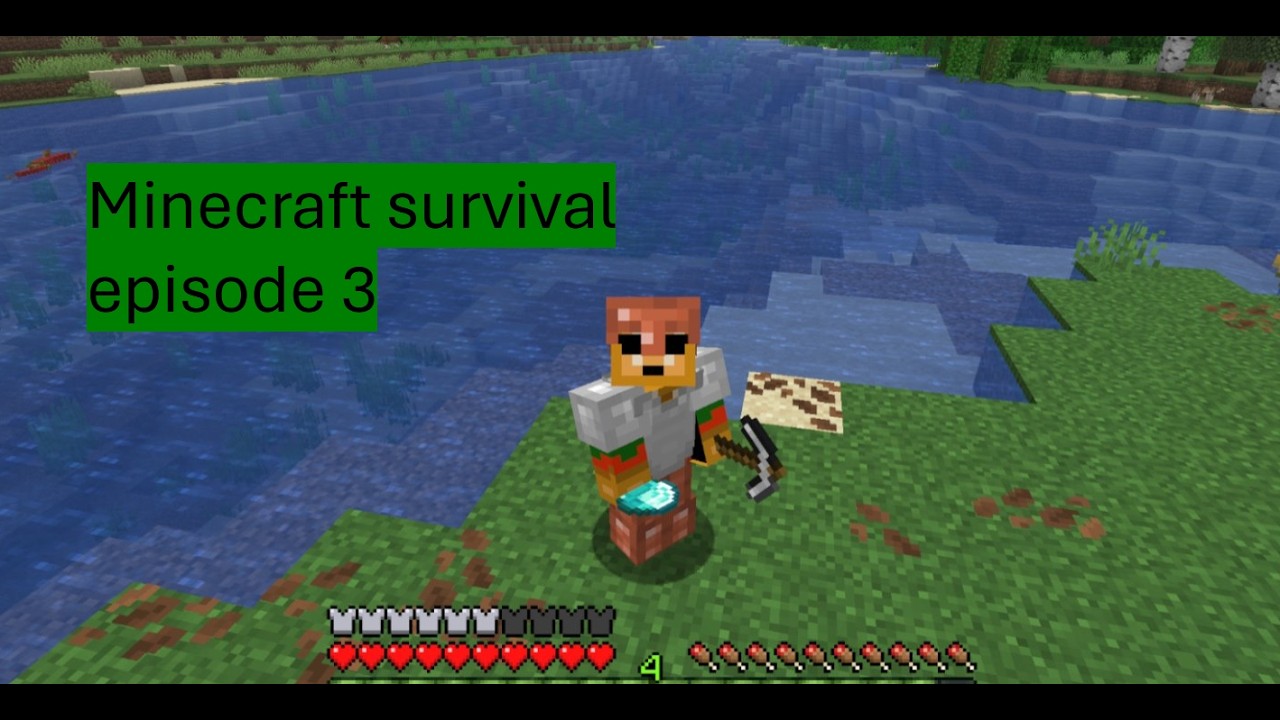 Finding diamonds (MInecraft survival p3)