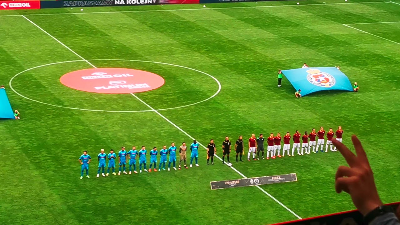 hymn Wisełki Kraków ❤️  Wisła Kraków-Napoli 04.08 2021