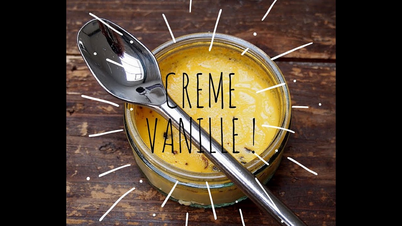 Crème vanille façon bistrot (très facile)