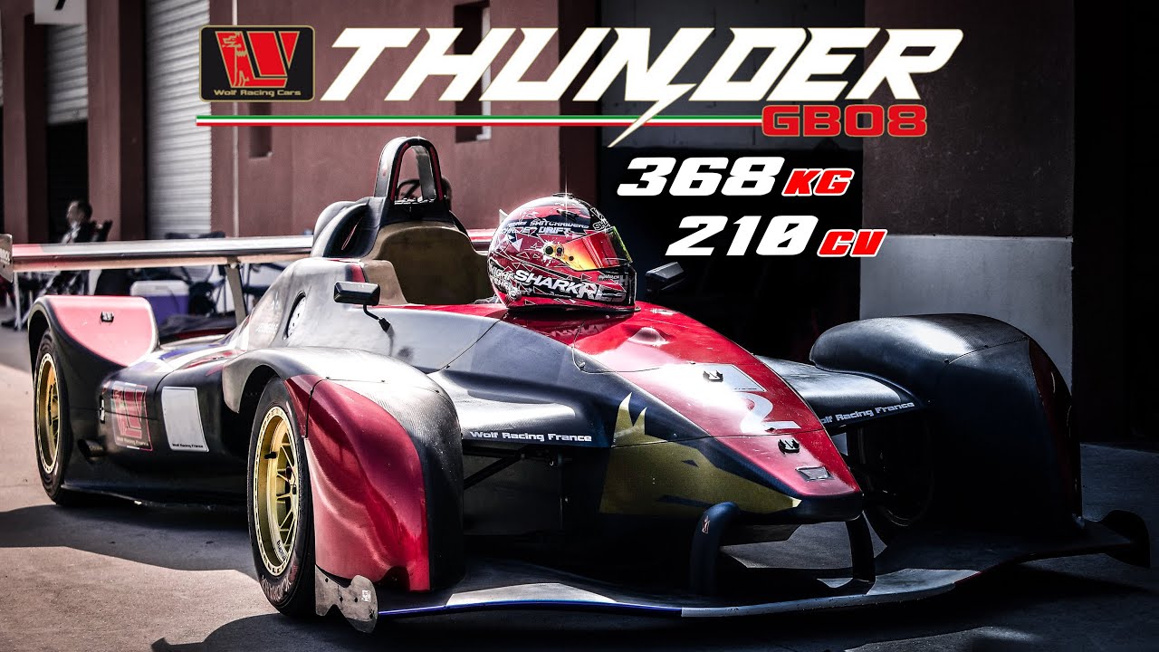 ESSAI WOLF THUNDER GB08 : 368 kilos pour 210 chevaux sur le circuit d'Alès (ça va vite !)