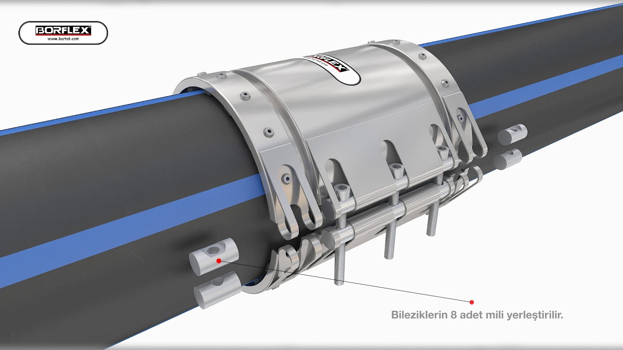 BORFLEX HDPE CLAMP MONTAJI