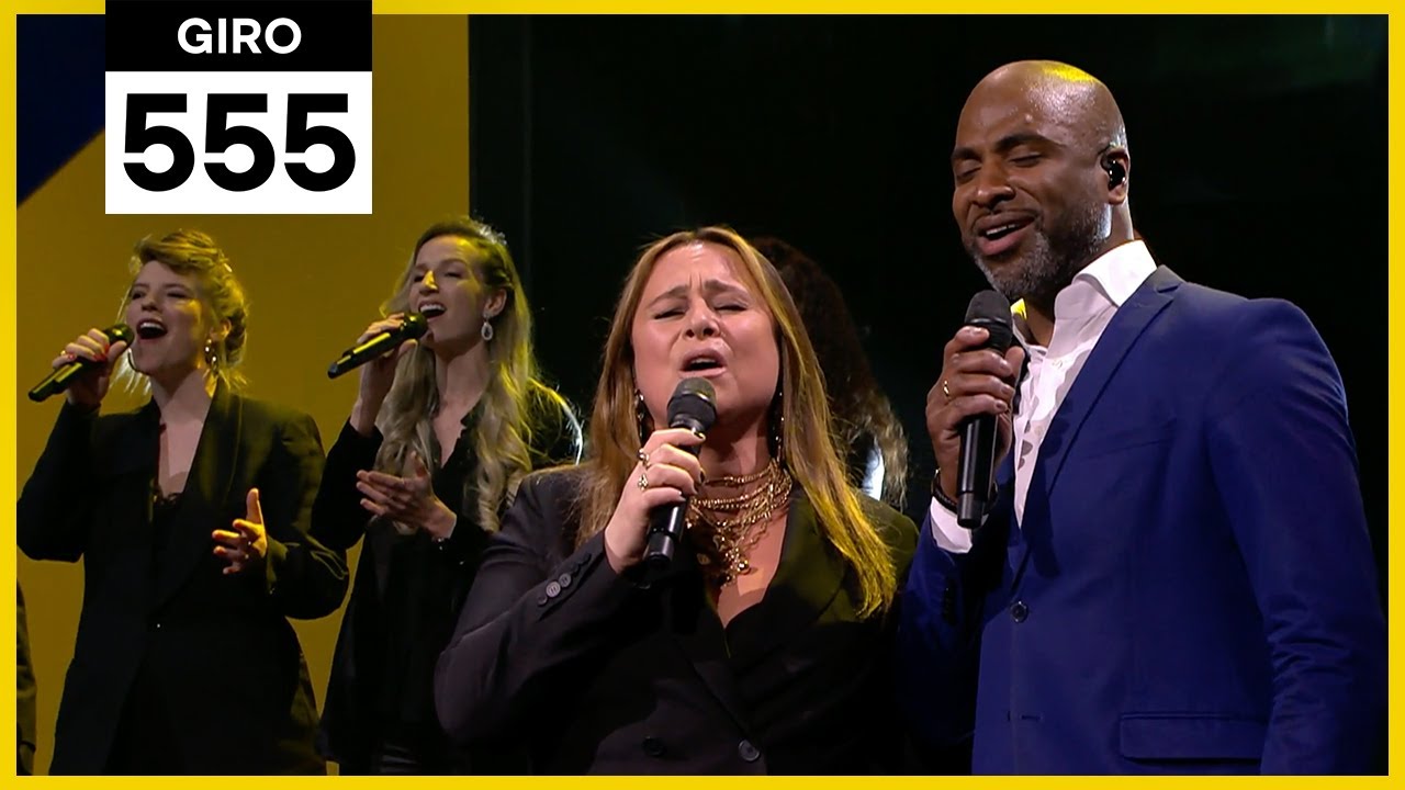 Giro555 | Dwight Dissels & Trijntje Oosterhuis – Lean On Me
