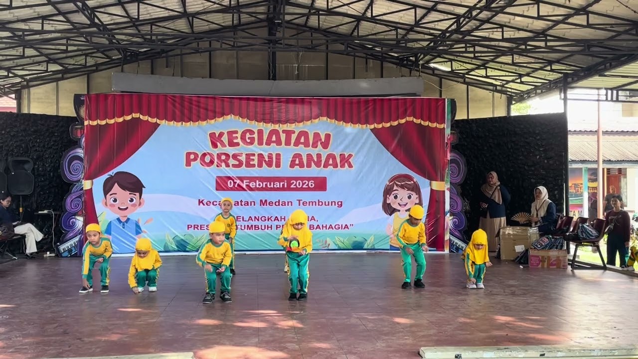 Kegiatan Porseni Anak TK Nari Menanam Jagung